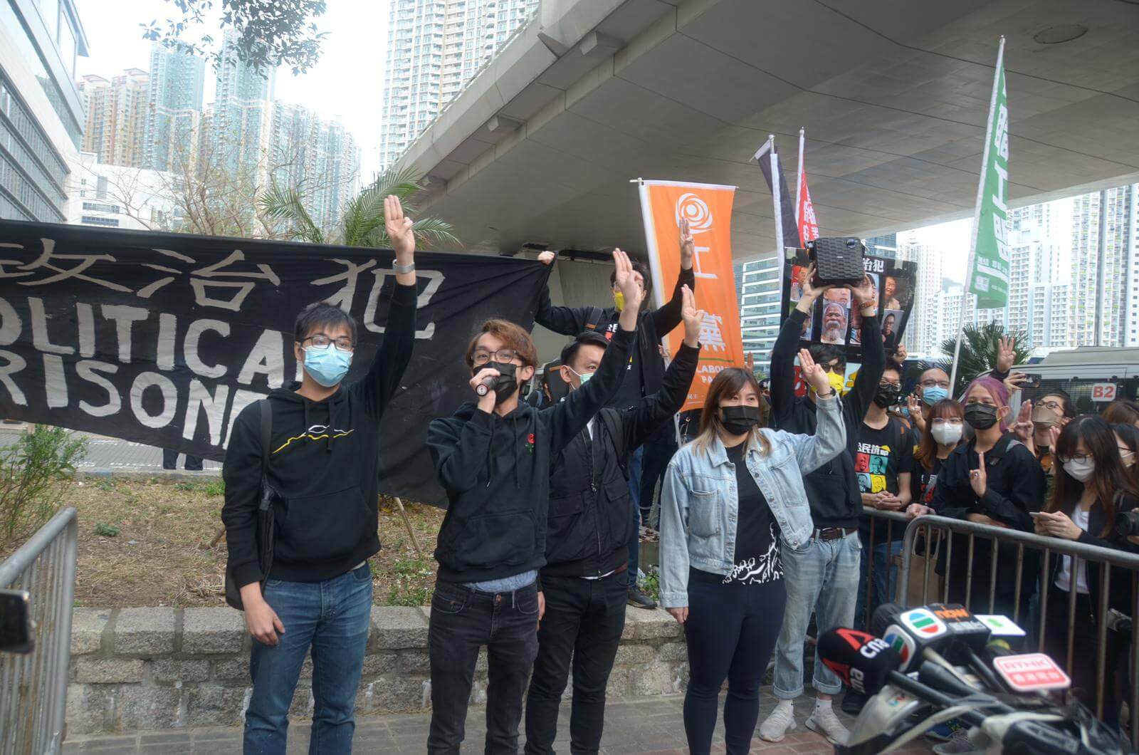 Supporters Shout Banned Slogans As Pro-democracy Defendants Face Trial ...